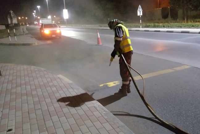 roadmarking